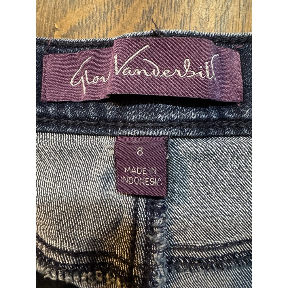 Gloria Vanderbilt Jeans Women's Size 8 Short (30x27) Stretch Denim Blue Mid Rise - Picture 6 of 8